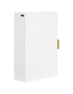 Kleankin Bathroom Wall Cabinet, Over Toilet Storage Cupboard, White 837-339V80WT
