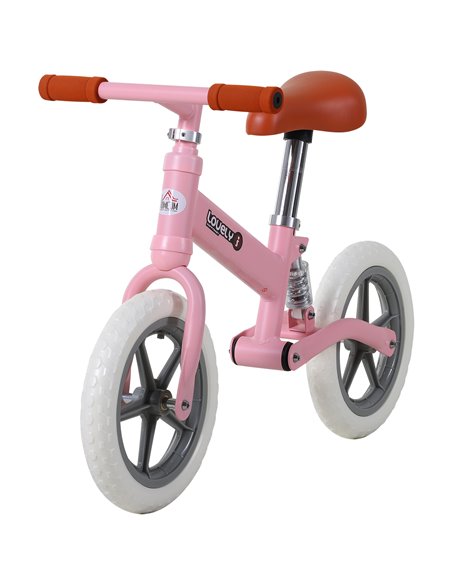 HOMCOM Toddler Balance Bike No Pedal Walk Training Pink - pic 3735 | FastDaddyshop