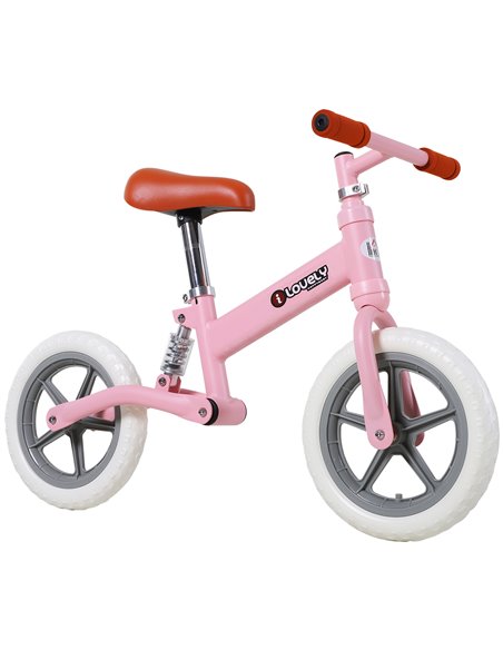 HOMCOM Toddler Balance Bike No Pedal Walk Training Pink - pic 3742 | FastDaddyshop