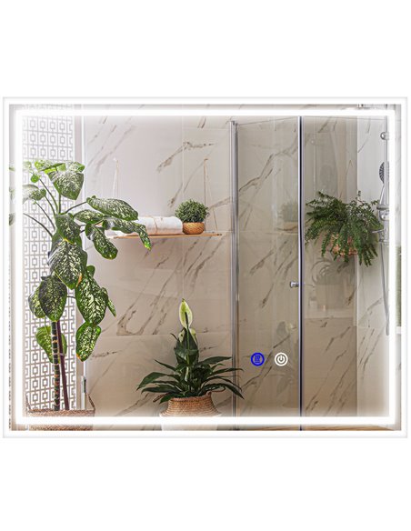 Kleankin LED Bathroom Mirror with Lights, Anti-Fog 834-657V00CR - pic 37434 | FastDaddyshop