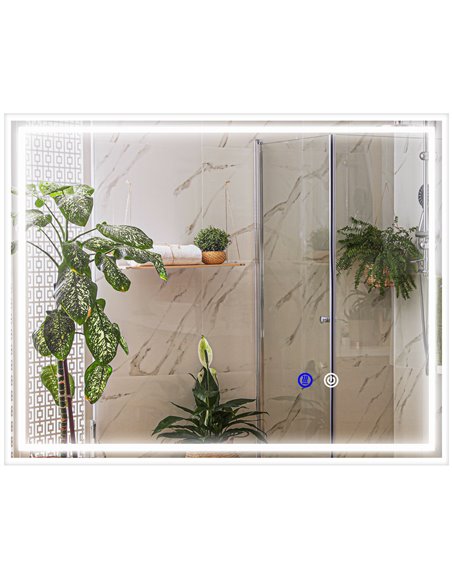 Kleankin LED Bathroom Mirror with Lights, Anti-Fog 834-657V - pic 37443 | FastDaddyshop