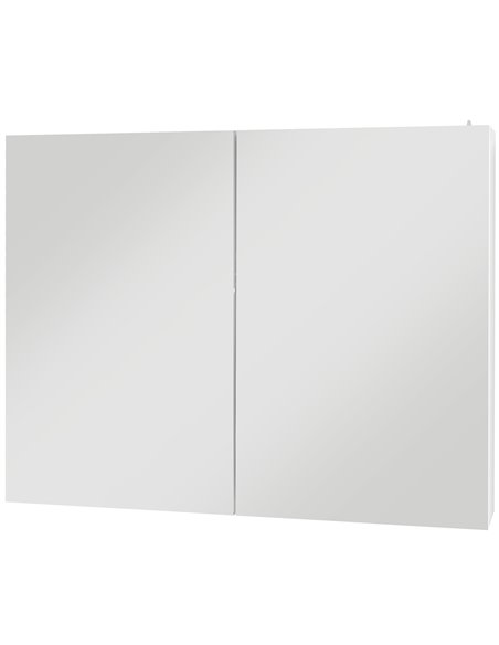 Kleankin Bathroom Mirror Cabinet with Light, High Gloss White 834-642V00WT - pic 37479 | FastDaddyshop