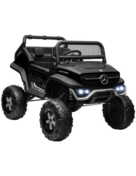 HOMCOM 12V Licensed Mercedes-Benz Kids Electric Ride On Car, Black 370-266V70BK - pic 37533 | FastDaddyshop