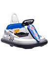 HOMCOM Electric Kids Bumper Car, 6V 360-Degree Rotation Waltzer Car, White 370-282V70WT