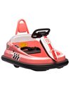 HOMCOM Electric Kids Bumper Car, 6V 360-Degree Rotation Waltzer Car, Pink 370-282V70PK