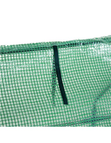Outsunny 270 x 90 x 90 cm Steel Frame Poly Tunnel Steeple Greenhouse - Green 01-0469