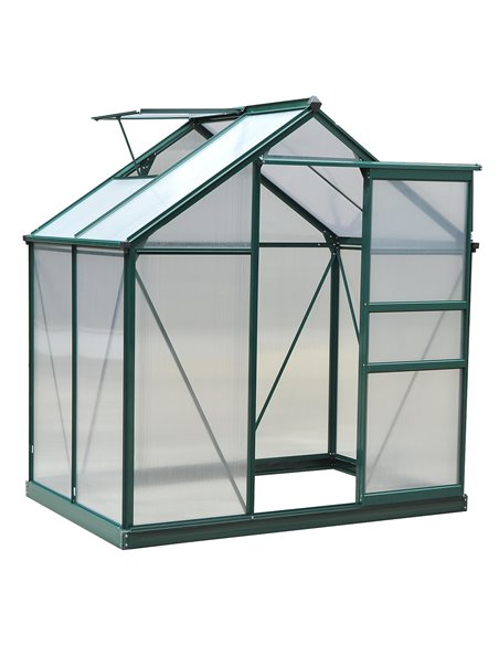 Outsunny Clear Polycarbonate Large Walk-In Greenhouse 845-057 - pic 37623 | FastDaddyshop