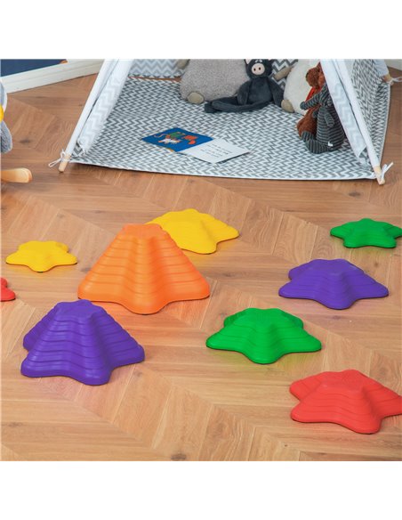 Outsunny 11pcs Balance Stepping Stones for Kids Starfish Style - pic 3765 | FastDaddyshop