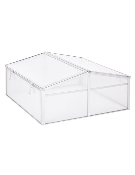 Outsunny Greenhouse Polycarbonate Grow House, Silver 845-082 - pic 37668 | FastDaddyshop