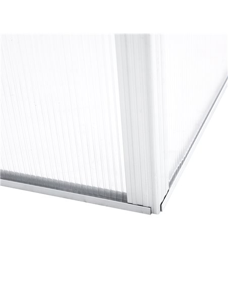Outsunny Outdoor Greenhouse Polycarbonate Grow House Flower Vegetable Plants Raised Bed Garden Allotment Protector Aluminum Fram - pic 37676 | FastDaddyshop