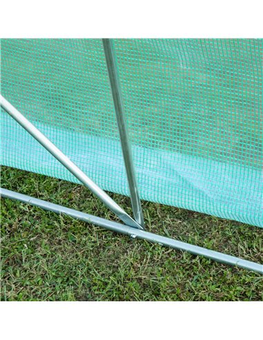 Outsunny Walk in Polytunnel Outdoor Garden Greenhouse with Windows and Door (3 x 2M) 845-146