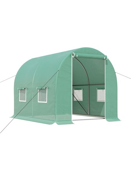 Outsunny Walk-in Greenhouse, 3 x 2 M-Green 845-155 - pic 37776 | FastDaddyshop