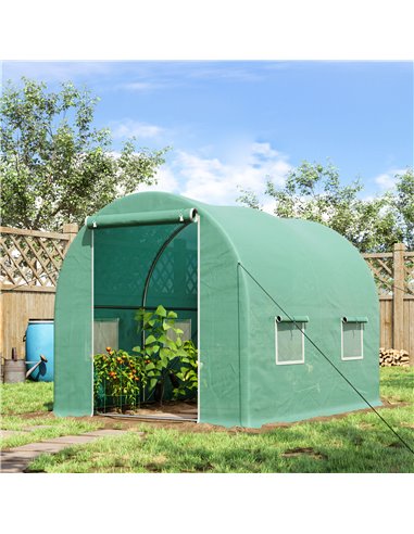 Outsunny Walk-in Greenhouse, 3 x 2 M-Green 845-155
