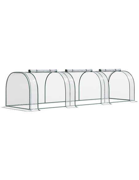 Outsunny Steel Frame Portable Small Greenhouse, Dark Green 845-234V01 - pic 37821 | FastDaddyshop