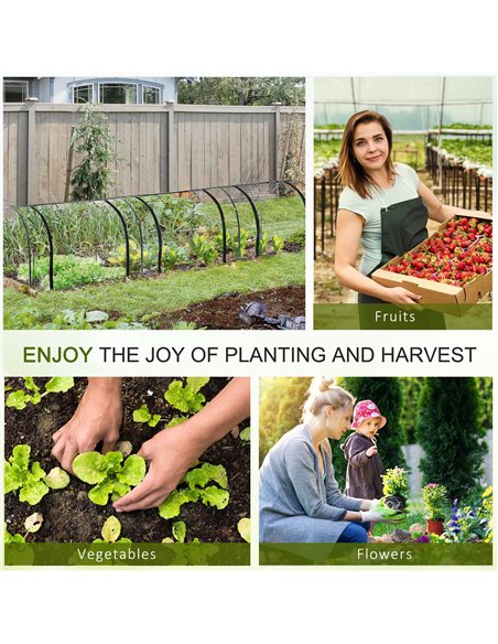 Outsunny Steel Frame Portable Small Greenhouse, Dark Green 845-234V01 - pic 37825 | FastDaddyshop