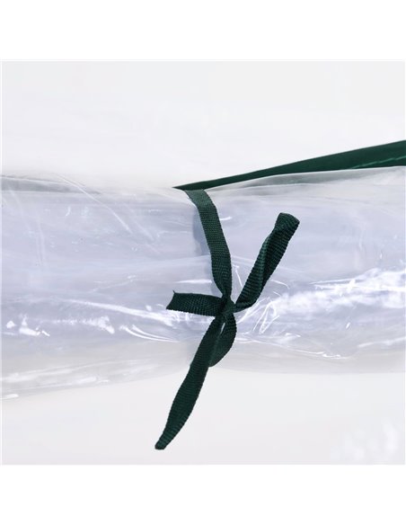 Outsunny Tunnel Greenhouse Green Grow House for Garden Outdoor, Steel Frame, PVC Cover, Transparent, 250 x 100 x 80cm 845-305 - pic 37909 | FastDaddyshop