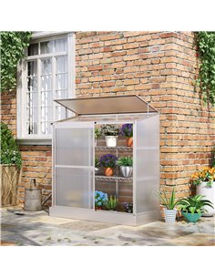 Outsunny 3-Tier Garden Mini Greenhouse 129.5 x 58 x 140 cm, 845-329 2