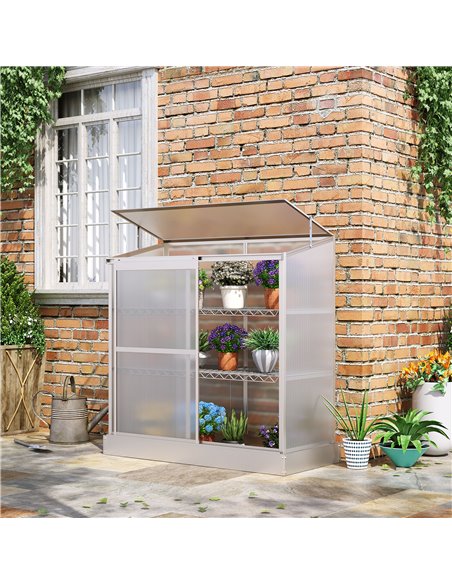 Outsunny 3-Tier Garden Mini Greenhouse 129.5 x 58 x 140 cm, 845-329 - pic 37912 | FastDaddyshop