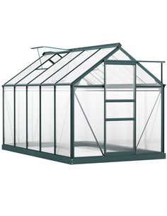 Outsunny Aluminium Frame Large Walk-In Greenhouse (10ft x 6ft) 845-059V01