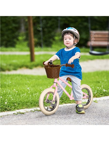 HOMCOM 12" Kids Balance Bike pink - pic 3799 | FastDaddyshop