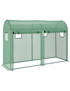 Outsunny Garden Plant Tomato Growth Greenhouse, Green, 3L x 1W x 2H (m) 845-416