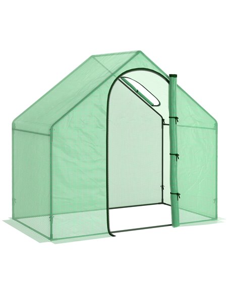 Outsunny Walk in Greenhouse Garden Grow House, Green 845-154V01 - pic 38055 | FastDaddyshop