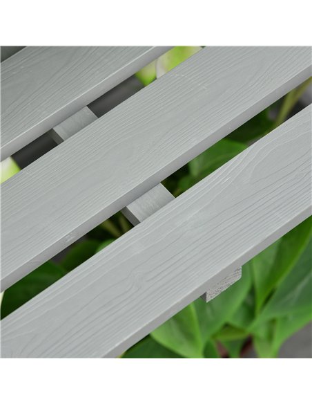 Outsunny Wooden Cold Frame Greenhouse Garden Polycarbonate Grow House w/ Adjustable Shelf, Double Doors, 76 x 47 x 110 cm, Grey  - pic 38081 | FastDaddyshop