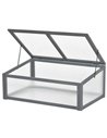 Outsunny Wooden Framed Polycarbonate Greenhouse, Grey 845-471GY