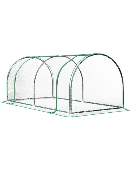 Outsunny Tunnel Greenhouse Green Grow House, Transparent 845-305V02 - pic 38154 | FastDaddyshop
