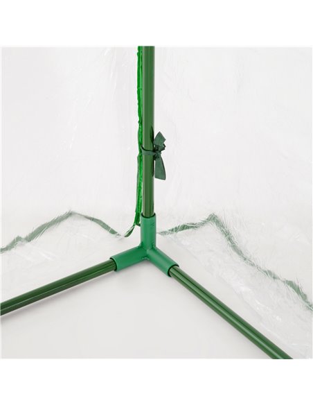 Outsunny Tunnel Greenhouse Green Grow House for Garden Outdoor, Steel Frame, PE Cover, Transparent, 200 x 100 x 80cm 845-305V02 - pic 38161 | FastDaddyshop