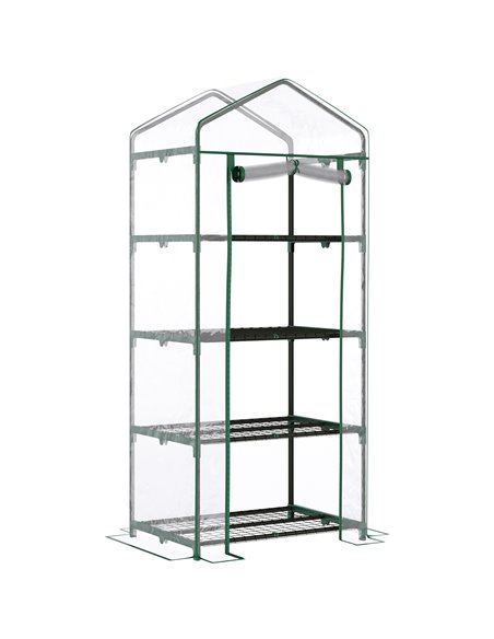 Outsunny 4 Tiers Mini Portable Greenhouse, Transparent Clear Cover, 845-228V03 - pic 38172 | FastDaddyshop