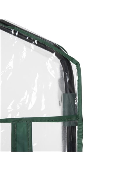 Outsunny 4 Tiers Mini Portable Greenhouse Plant Grow Shed Metal Frame Transparent Clear Cover 160H x 70L x 50Wcm 845-228V03 - pic 38180 | FastDaddyshop