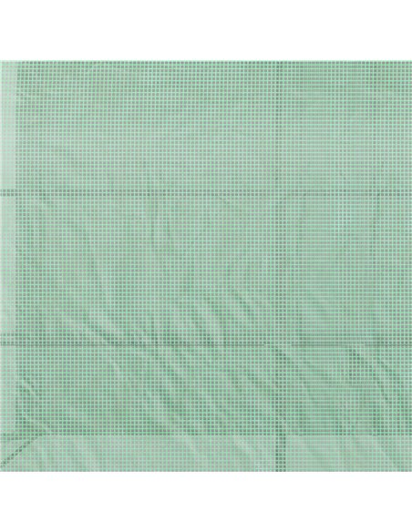 Outsunny Walk-In Lean to Wall Greenhouse with Windows and Doors 2 Tiers 6 Wired Shelves 300L x 150W x 215Hcm Green 845-302V01GN - pic 38198 | FastDaddyshop