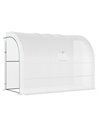 Outsunny Outdoor Walk-In Greenhouse, Plant Nursery, White 845-302V01