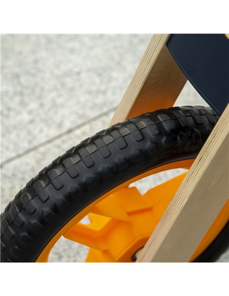 HOMCOM Kids Balance Bike 12 Inch Wooden No Pedal Bicycle with Adjustable Seat EVA Wheels for 3-6 Years Boys Girls, Black - pic 3821 | FastDaddyshop