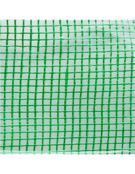 Outsunny Walk-In Polytunnel Greenhouse, Outdoor Garden Greenhouse with PE Cover, Zippered Roll Up Door and 6 Windows, 4 x 3 x 2  - pic 38332 | FastDaddyshop