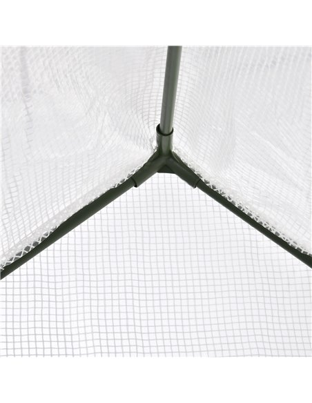 Outsunny Walk-In Greenhouse Vegetable Plant herb Garden Grow House w/ Window Roll-Up Door Steel Frame All-Year Portable, 180 x 1 - pic 38342 | FastDaddyshop