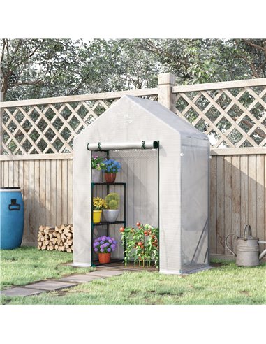 Outsunny Greenhouse for Outdoor, Portable Plant Grow House, Green 845-621