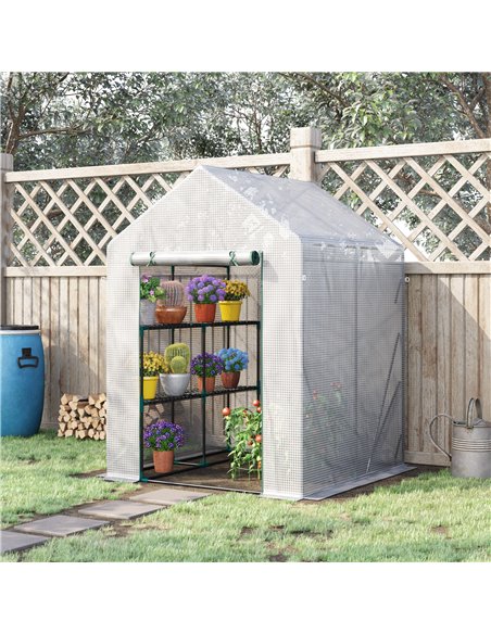 Outsunny Portable Walk-In Greenhouse, Plant Grow House, Green 845-621V01 - pic 38389 | FastDaddyshop