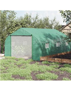 Outsunny 4.47 x 3 x 2m Walk-in Tunnel Greenhouse, Green 845-563V01 2