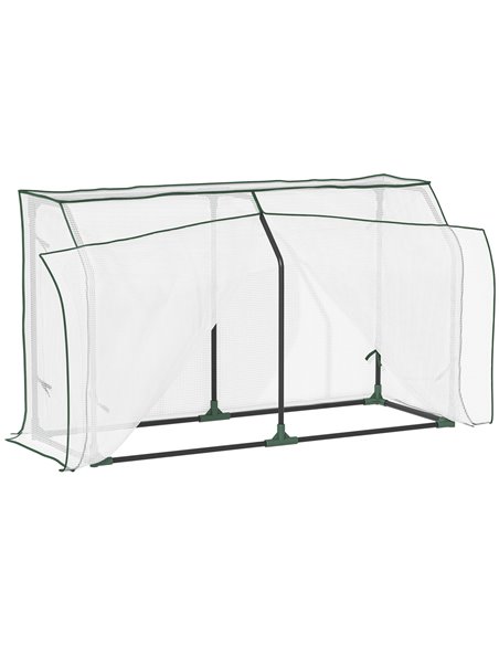 Outsunny Mini Greenhouse Portable Garden Growhouse, White 845-618 - pic 38460 | FastDaddyshop
