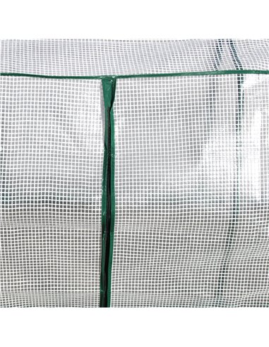 Outsunny Mini Greenhouse Portable Garden Growhouse for Plants with Zipper Design for Outdoor, Indoor, 120 x 45 x 70cm, White 845