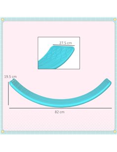ZONEKIZ Balance Board Kids Wobble Board Stepping Stone, Montessori Toy for Children, Preschool Toy Gross Motor, Ages for 3-6 Yea 2