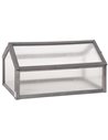 Outsunny Wooden Cold Frame Polycarbonate Greenhouse, Grey 845-671GY