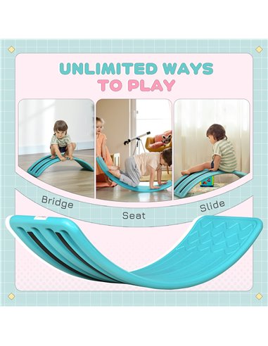 ZONEKIZ Balance Board Kids Wobble Board Stepping Stone, Montessori Toy for Children, Preschool Toy Gross Motor, Ages for 3-6 Yea