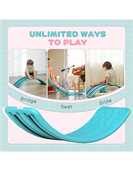 ZONEKIZ Balance Board Kids Wobble Board Stepping Stone, Montessori Toy for Children, Preschool Toy Gross Motor, Ages for 3-6 Yea - pic 3849 | FastDaddyshop
