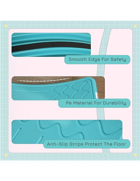 ZONEKIZ Balance Board Kids Wobble Board Stepping Stone, Montessori Toy for Children, Preschool Toy Gross Motor, Ages for 3-6 Yea - pic 3851 | FastDaddyshop