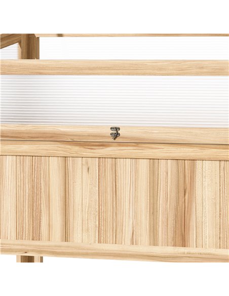 Outsunny Raised Garden Bed 2-IN-1 Wood Cold Frame Greenhouse with Elevated Garden Box, Openable Top for Flowers, Vegetables, Pla - pic 38557 | FastDaddyshop