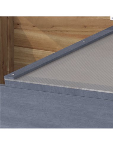 Outsunny Wooden Cold Frame Greenhouse Garden Polycarbonate Grow House  with Independent Openable Top Covers for Plants, 100 x 50