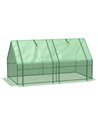 Outsunny Mini Small Greenhouse with Steel Frame, Green 845-204V03GN